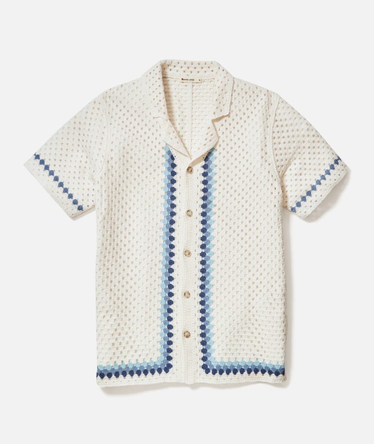Ace Crochet Resort Shirt