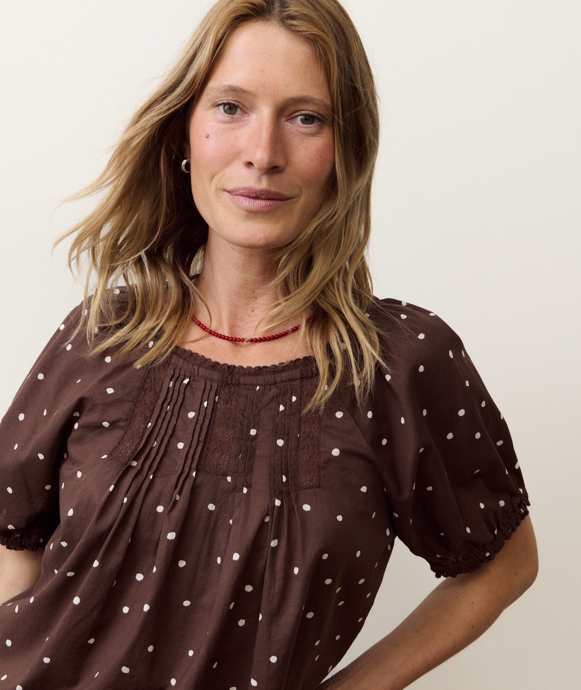 Celina Puff Top
