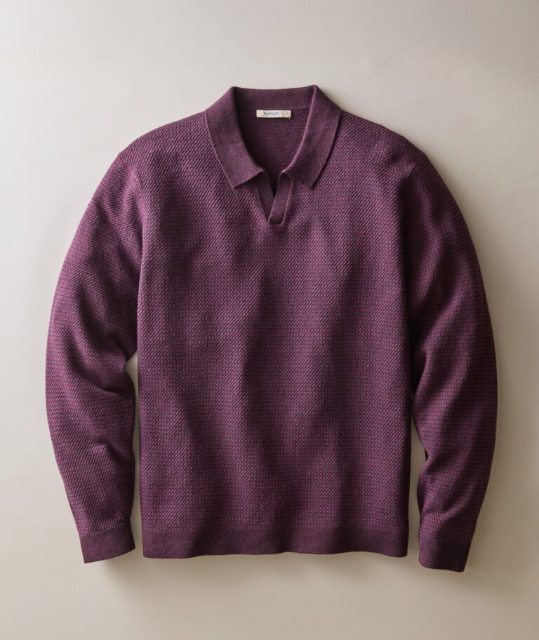 Liam Long Sleeve Sweater Polo