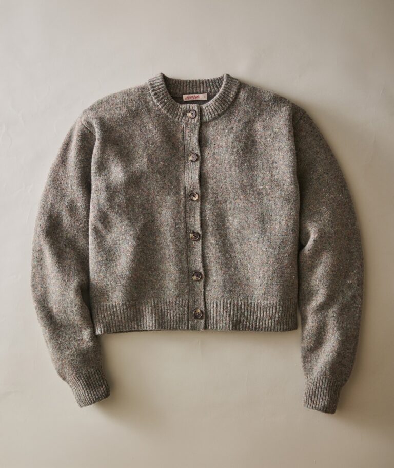 Coastal Merino Crewneck Cardigan